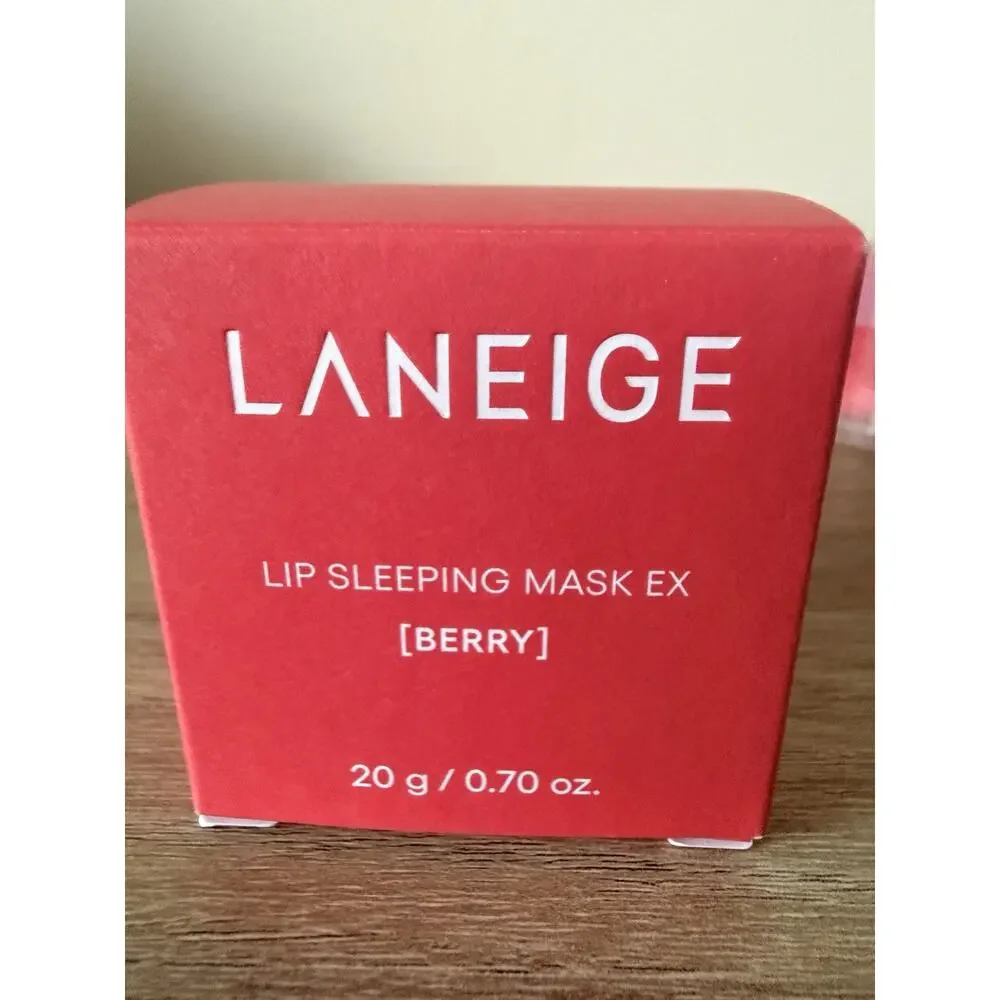 LANEIGE Lip Sleeping Mask EX Berry 20g Full Size NIB With Applicator Exp 2028